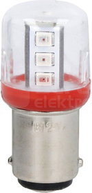 LT7ALLM4 BA15d 240VAC czerwony Źródło LED