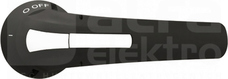 GEX63NE czarny IP65 Pokrętło