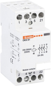 CN32.01 230/220VAC/DC 4P 3NO+1NC Stycznik modułowy