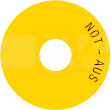 SIRIUS 3SB39210DZK1Y zółty Etykieta podkładkowa
