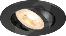 NEW TRIA 68 10 W GU10 czarny Downlight