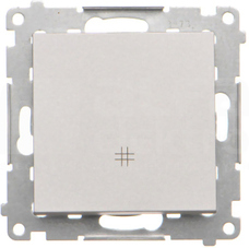SIMON55 10AX aluminium mat Łącznik krzyżowy