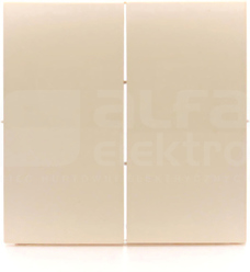 SIMON54 kremowy Klawisz łącznika podwójny