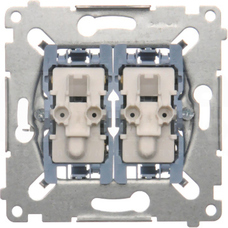 SIMON54 10AX Mechanizm łącznika schodowego podwójny z podśw
