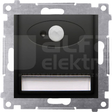 DOSC14B.01/49  14V 0,62W czarny mat Oprawa LED z czujnikiem ruchu
