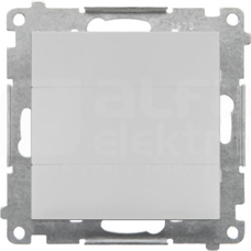 SIMON55 jasnoszary mat Zaślepka ramki z mostkiem