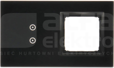 SIMON 54 Touch zastygła lawa Panel dotykowy dwumodułowy