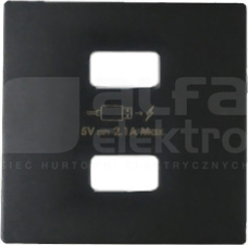 SIMON82 grafit Pokrywa gniazda USB