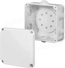 EP-LUX PK-2 118x118x60mm IP55 Puszka natynkowa z wkładem