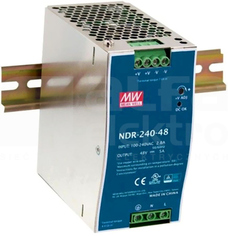 NDR-240-48 240W 48V/5A Zasilacz impulsowy jednofazowy