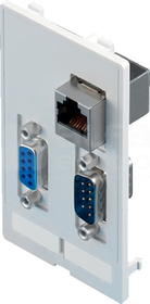 SZ RJ45 SUB-D9-gn/gn+wt/wt Wkład złącza