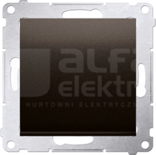 SIMON54 brąz mat Zaślepka ramki z mostkiem