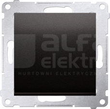 SIMON54 10AX antracyt Przycisk zwierny pojedynczy podświetlany LED