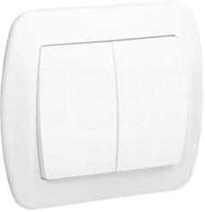 AKORD biały Łącznik świecznikowy