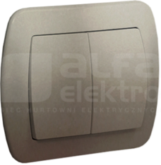 AKORD satyna Łącznik schodowy podwójny podświetlany