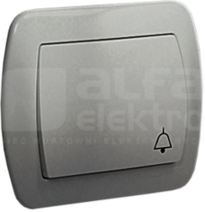 AKORD aluminium Przycisk dzwonek