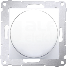 SIMON54 2-250W biały Ściemniacz LED naciskowo-obrotowy