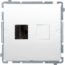BASIC/M biały Gniazdo HDMI