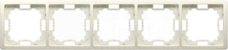 BASIC/M beżowy Ramka pięciokrotna