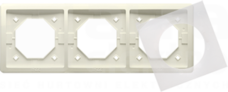 BASIC/M IP44 beżowy Ramka potrójna