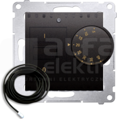 SIMON54 16(2)A antracyt Regulator temperatury z czujnikiem zewn
