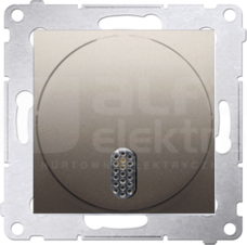 SIMON54 8-12V złoty mat Dzwonek elektroniczny