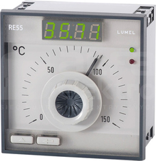 RE55 Pt100 -50..100stC Regulator mikroprocesorowy