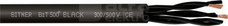 BIT500(St)BLACK 3x2x1,0 /500V Przewód giętki