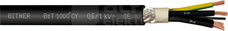 BIT1000CY 14G0,75 /1kV Przewód giętki ekranowany (YLgY)