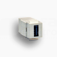 EM/KEY-USB3.0-A/A-DC biały Gniazdo keystone typu USB3.0 typ A żeńs.
