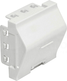 EM/RW-DATA-1 Adapter dwumodułowy kątowy 1xRJ45
