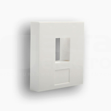 FU/FA-644-9MP biały Adapter 1xRJ45 45x45mm