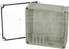 EKOE 130 T 280x280x130 Obudowa pokrywa przezr.