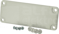MB 10546 SET płytka+złączka+uszczelka Pokrywa boczna pełna wlk.2