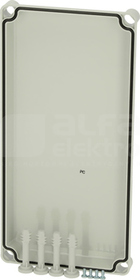 EKM 30-G 380x190x30 Pokrywa szara