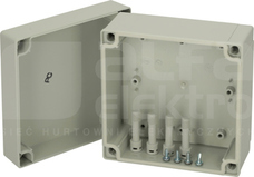 PC125/75HG 130x130x75 IP67 Obudowa pokrywa szara