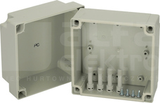 PC125/100HG 130x130x100 IP67 Obudowa pokrywa szara
