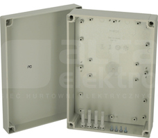 PC200/75HG 255x180x75 IP67 Obudowa pokrywa szara