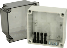 PC125/125HT 130x130x125 IP67 Obudowa pokrywa przezr.