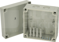 PCM125/75G 130x130x75 IP67 Obudowa pokrywa szara