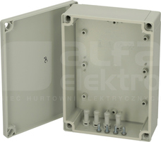 ABS150/60HG 180x130x60 IP67 Obudowa pokrywa szara