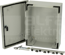 CABP403017 415x315x170 IP66 Szafka P drzwi szare