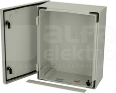 CABP504023 515x415x230 IP66 Szafka P drzwi szare