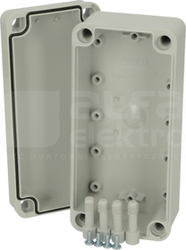 PC D 65 G 170x80x65 IP67 Obudowa pokrywa szara