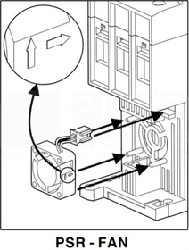 PSR-FAN 3-45A WENTYLATOR DO SOFTSTARTU