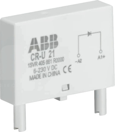 CR-U 91C warystor i LED czerwony 110-230VAC Moduł