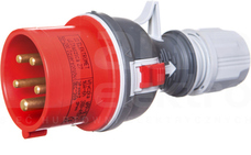 TWIST 16A 5P 400V IP44 WPP Wtyczka przenośna prosta