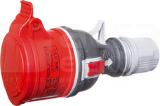 TWIST 32A 5P 400V IP44 GPP Gniazdo przenośne proste