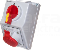 C16-18N 0-1 16A/5P IP54 ZESTAW Z GNIAZDEM