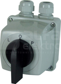 ŁUK E25-43 L-0-P IP44 Łącznik krzywk.obud.